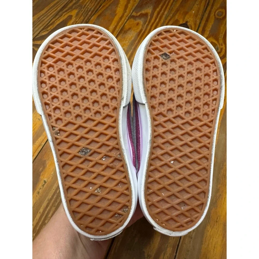 Vans‎ Old Skool Glitter Pink Sneakers Size 5.5
